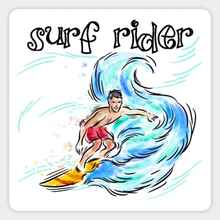 Surf Rider Magnet